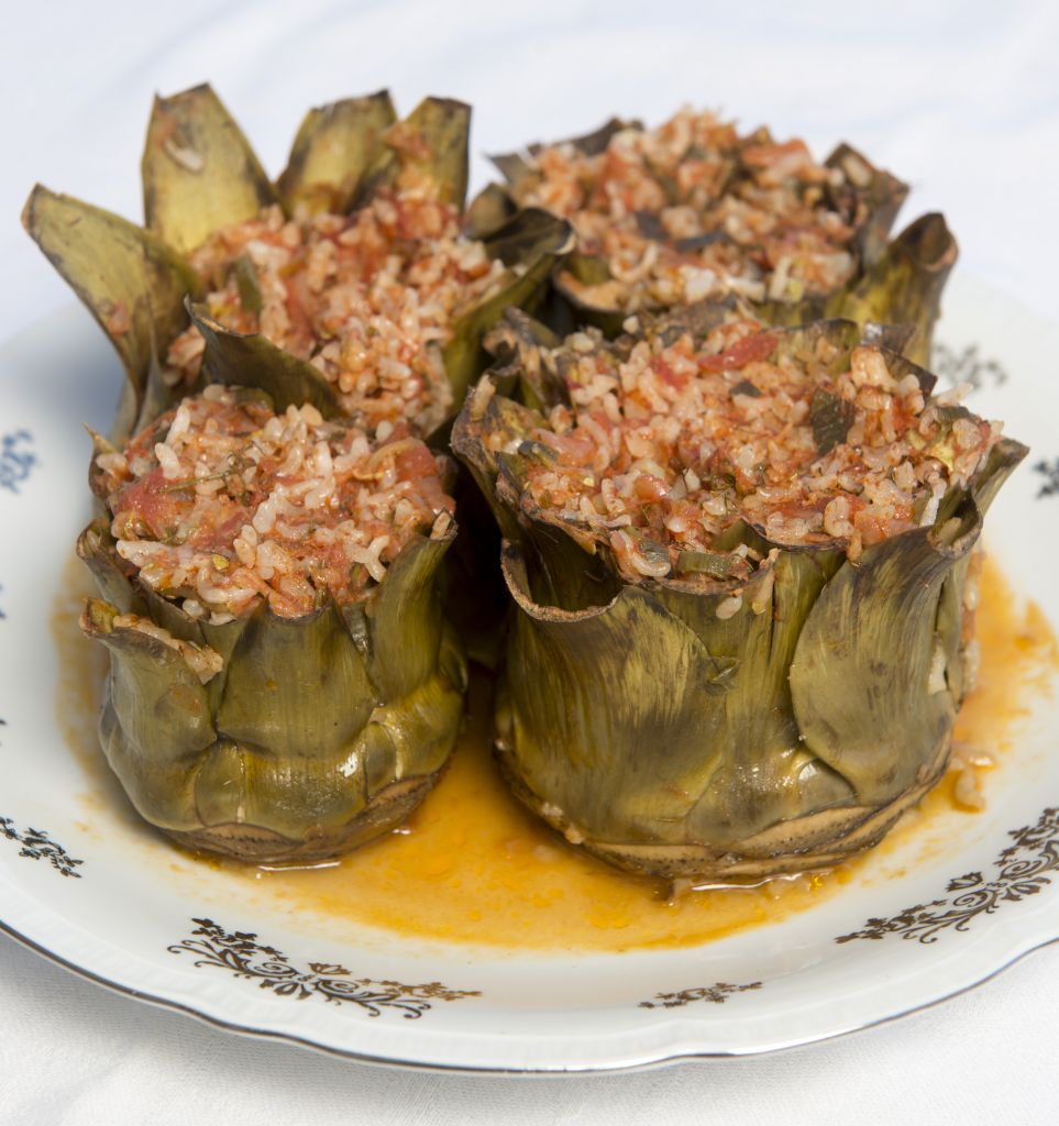 Γεμιστές αγκινάρες