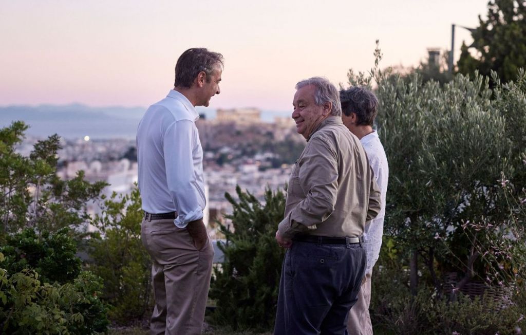 Συνάντηση Μητσοτάκη – Γκουτέρες στην Αθήνα