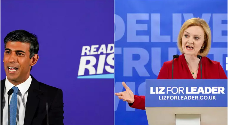Βρετανία: Λιζ Τρας και Ρίσι Σουνάκ οι δύο τελικοί μονομάχοι για την πρωθυπουργία