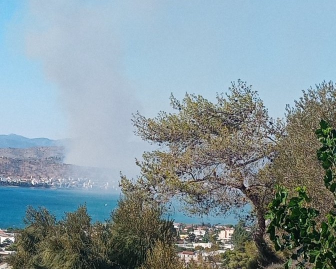 Συναγερμός στην Πυροσβεστική: Πυρκαγιά στη Σαλαμίνα