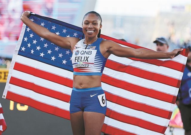 Πρώτη στον στίβο,πρότυπο στη ζωή