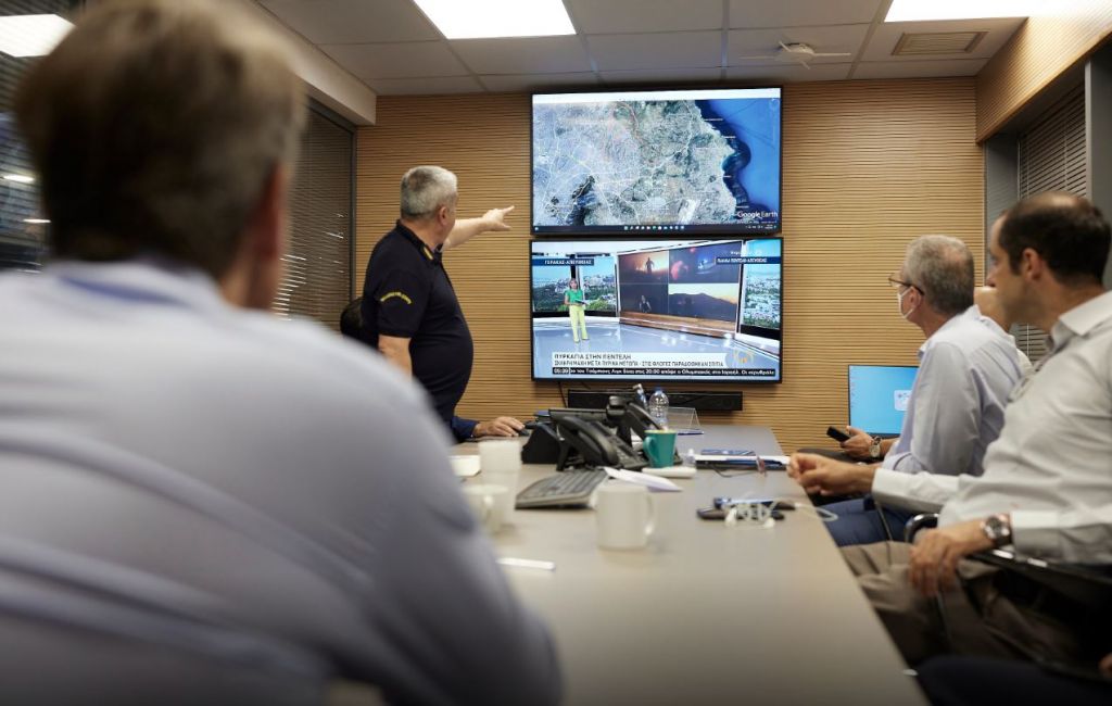 Στην Πεντέλη σήμερα ο Μητσοτάκης – Ικανοποίηση από την αντιμετώπιση των πύρινων μετώπων