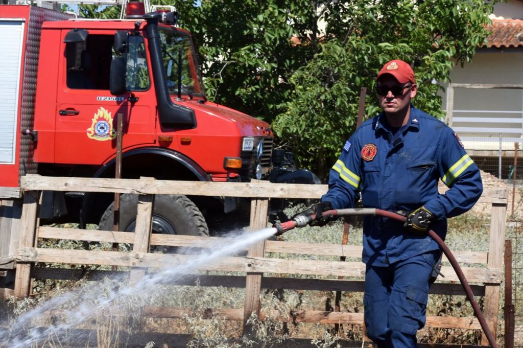 Φωτιά στα Μέγαρα: Συναγερμός στην πυροσβεστική – Αναζωπύρωση εστίας στη Λούμπα