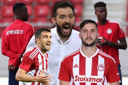 Ολυμπιακός: Προπονήθηκε ο Μανωλάς, εκτός με Σλόβαν ο Σωκράτης