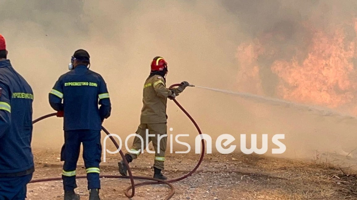 Ηλεία: Φωτιά στη Σπιάτζα – Παραλίγο να καεί όχημα της Πυροσβεστικής