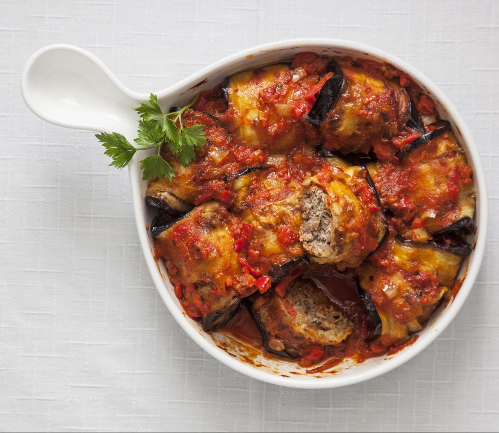 Τυλιχτάρια μελιτζάνας