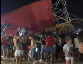 Ισπανία: Κατέρρευσε μέρος της σκηνής – Ένας νεκρός και δεκάδες τραυματίες