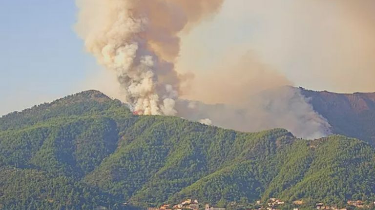 Θάσος: Αναζωπυρώθηκε η πυρκαγιά στη Σκάλα -Κατευθύνεται προς τον οικισμό | tovima.gr