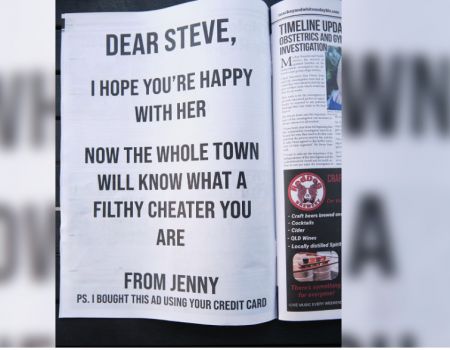 Viral η δημοσίευση της… απιστίας σε τοπική εφημερίδα