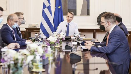 Cabinet meeting in Athens on Tues.
