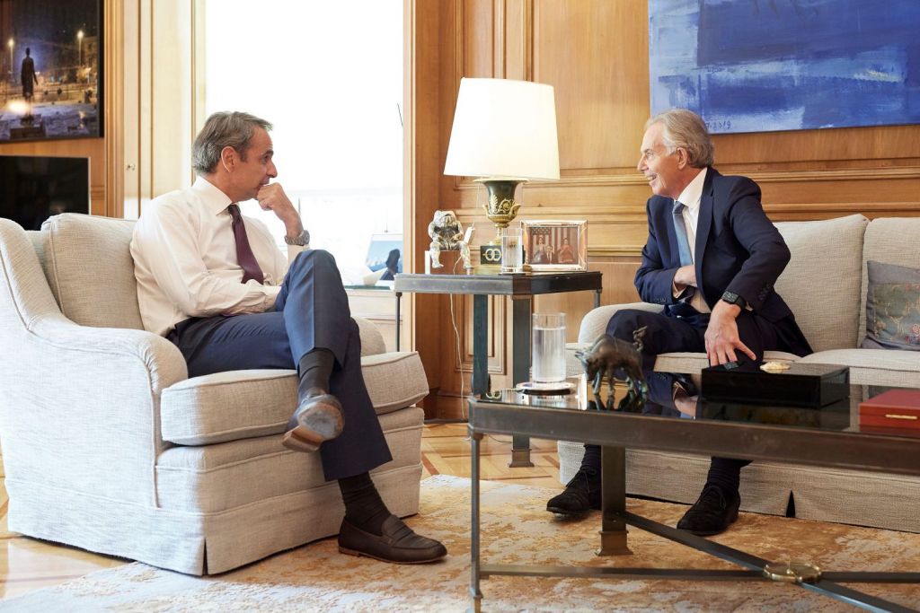 Συνάντηση Μητσοτάκη – Μπλερ: Τι συζήτησαν