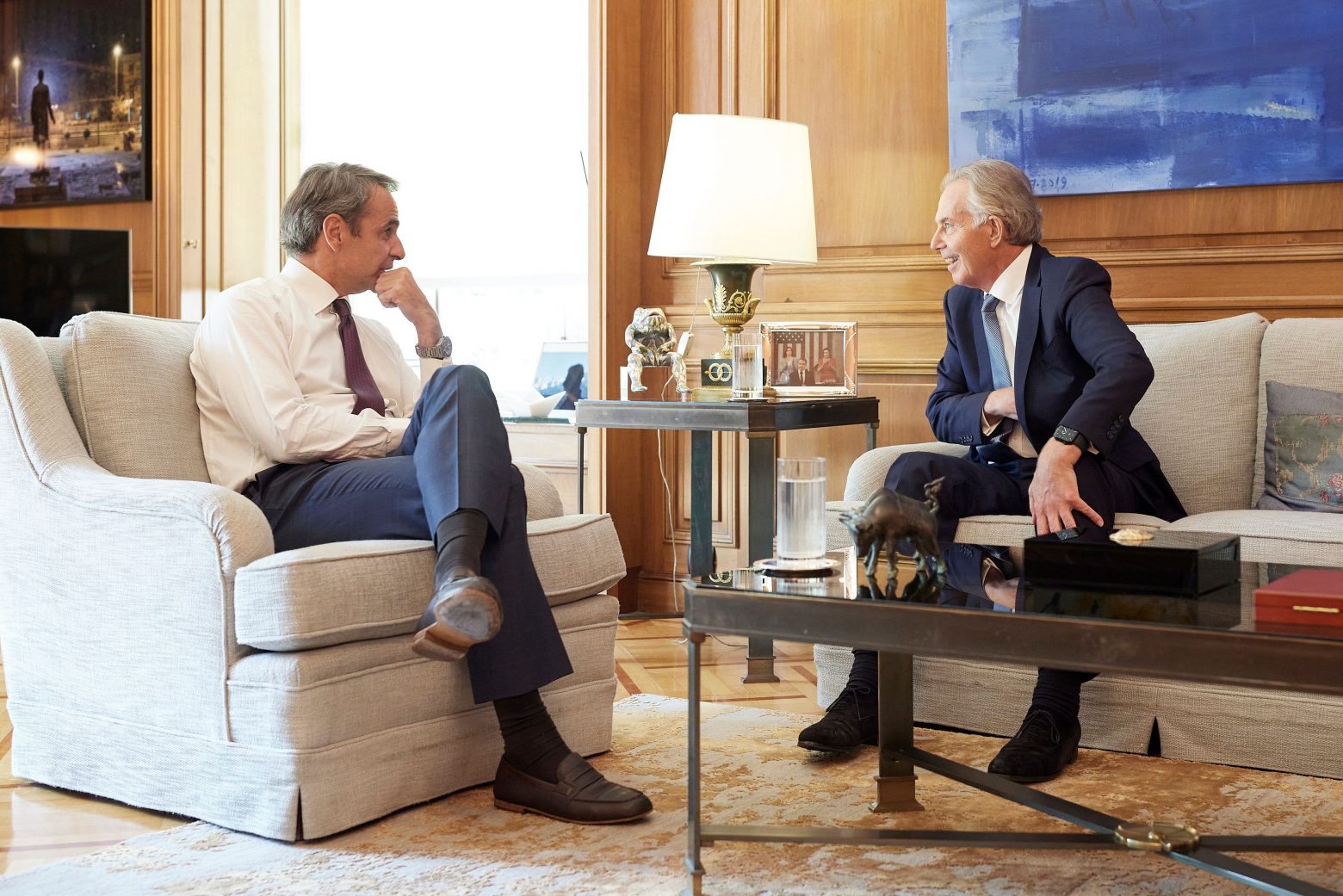 Συνάντηση Μητσοτάκη – Μπλερ: Τι συζήτησαν