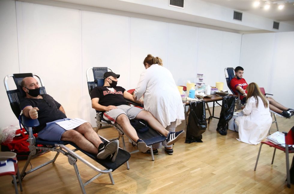 Ολυμπιακός: Με απόλυτη επιτυχία διεξήχθη η εθελοντική αιμοδοσία