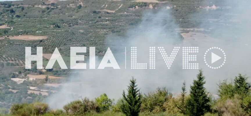 Φωτιά στην Ηλεία: Επί ποδός επίγειες και εναέριες δυνάμεις