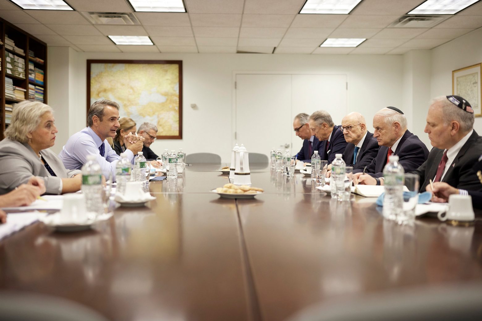 Μητσοτάκης: Συναντήσεις με αντιπροσωπείες αμερικανοεβραϊκών οργανώσεων στη Νέα Υόρκη
