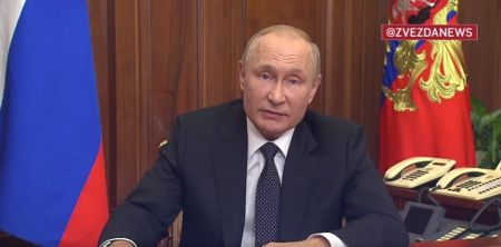 Πούτιν: Στηρίζουμε τη διεξαγωγή δημοψηφισμάτων στα ελεγχόμενα από τη Ρωσία τμήματα της Ουκρανίας