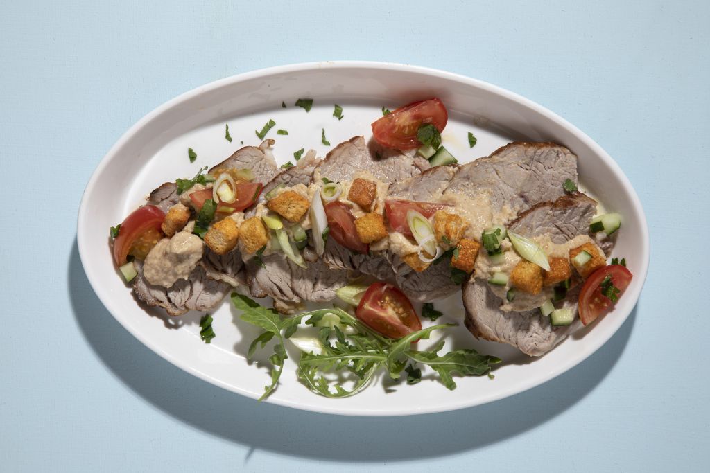 Ροστ μπιφ με ταραμά