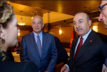 Δένδιας – Τσαβούσογλου: Δίπλα – δίπλα σε γεύμα εργασίας για τους ΥΠΕΞ στον ΟΗΕ