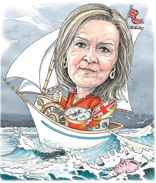 Λιζ Τρας: Μεγάλες φιλοδοξίες, μεγάλες φουρτούνες