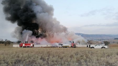 Συναγερμός: Φωτιά σε αποθήκη στο Ωραιόκαστρο