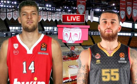 LIVE: Ολυμπιακός – Μονακό