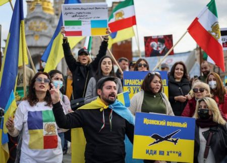 Κίεβο: Ιρανοί διαδηλώνουν κατά της προμήθειας ιρανικών drones στη Ρωσία