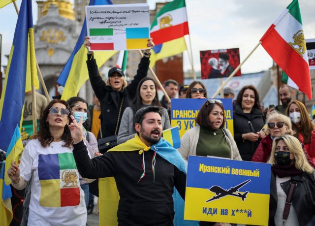 Κίεβο: Ιρανοί διαδηλώνουν κατά της προμήθειας ιρανικών drones στη Ρωσία
