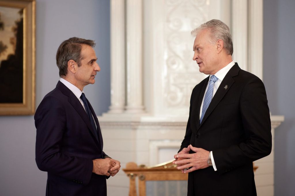 Μητσοτάκης: Ελλάδα και Λιθουανία έχουν υποχρέωση να υπερασπίζονται τα σύνορα τους