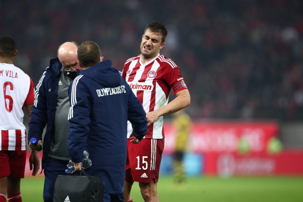 Ολυμπιακό: Εκτός για τέσσερις εβδομάδες ο Παπασταθόπουλος