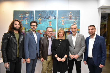 Σοφία Γαϊτάνη: Λαμπερά εγκαίνια της ζωγραφικής έκθεσης στη Θεσσαλονίκη