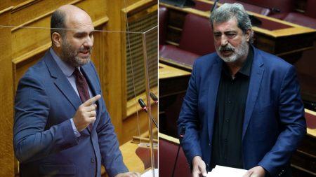 Υποκλοπές: Ένταση μεταξύ Μαρκόπουλου και Πολάκη στη Βουλή