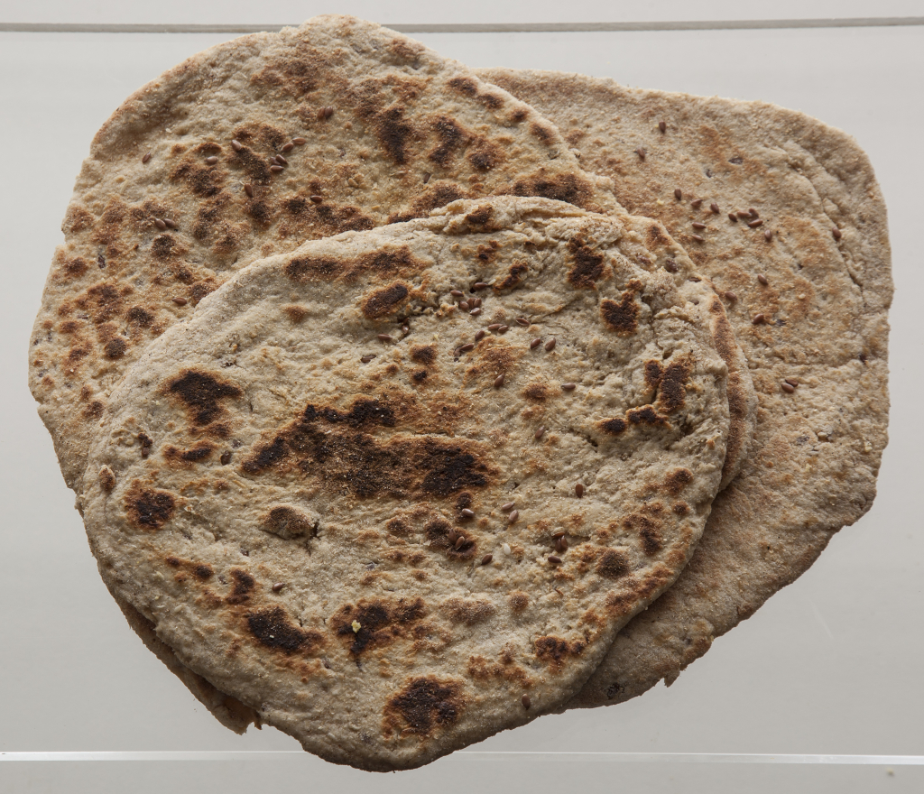 Πίτα ολικής με λιναρόσπορο