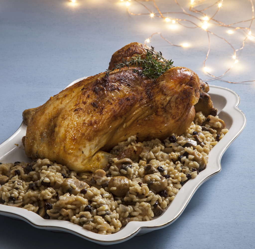 Φραγκόκοτα με γέμιση