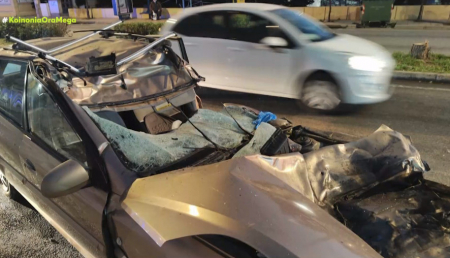 Πέραμα: Φρικτό τροχαίο με έναν νεκρό – Τρομακτικές εικόνες από το διαλυμένο αυτοκίνητο