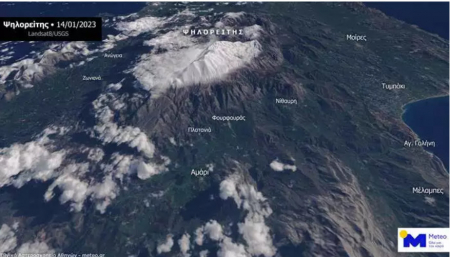 Κρήτη: Έπεσαν τα πρώτα χιόνια στα ορεινά