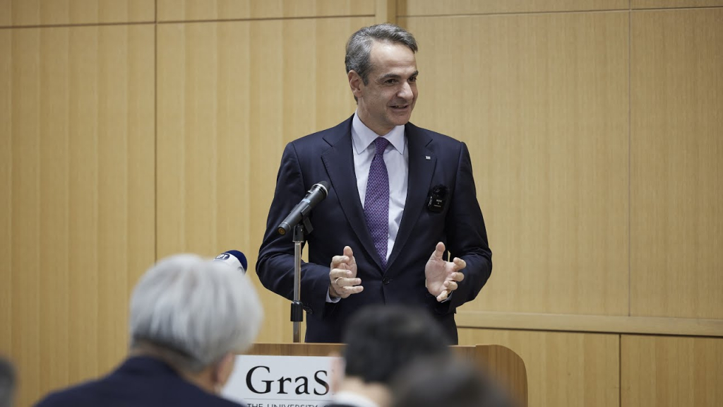 Διάλεξη Μητσοτάκη στο πανεπιστήμιο του Τόκιο – «Ελκυστικός προορισμός για μεγάλους επενδυτές η Ελλάδα»
