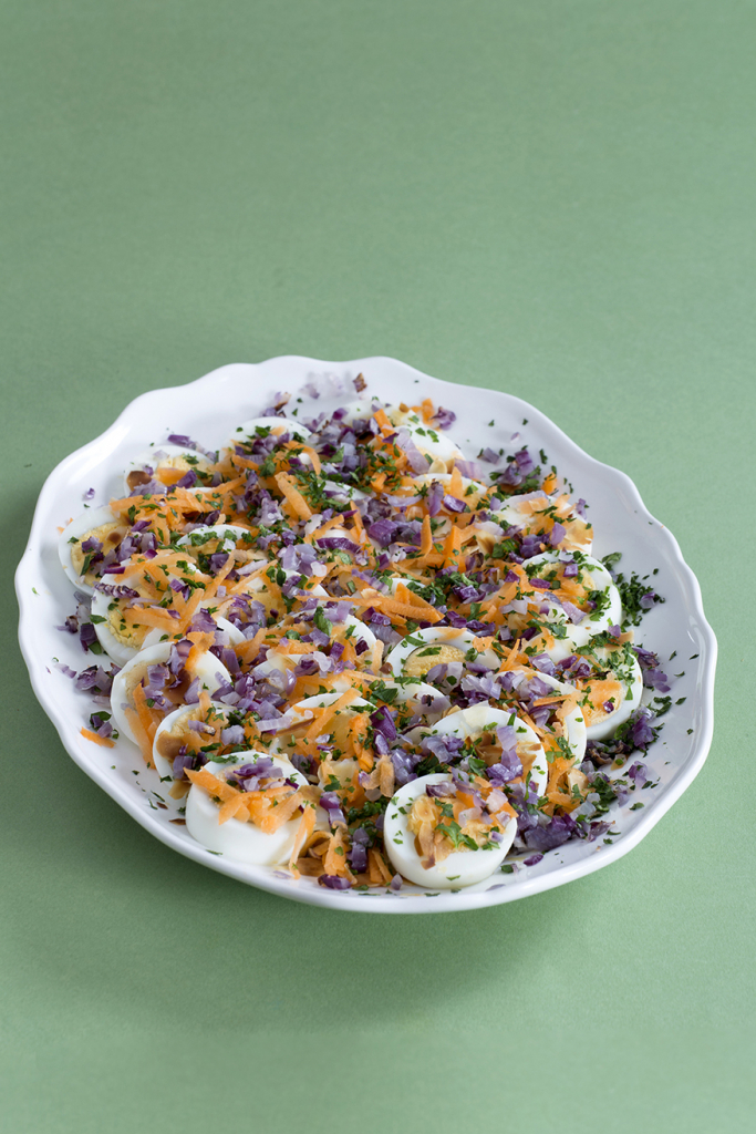 Εβραϊκή αβγοσαλάτα Θεσσαλονίκης