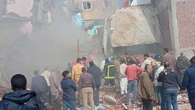 Αίγυπτος: Κατάρρευση πολυκατοικίας – Τουλάχιστον έξι νεκροί και 20 τραυματίες