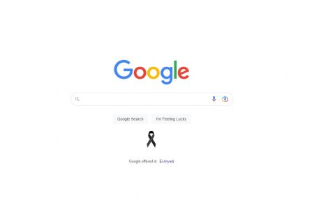 Τέμπη: Mαύρη κορδέλα στο Google Doodle για τα θύματα της τραγωδίας