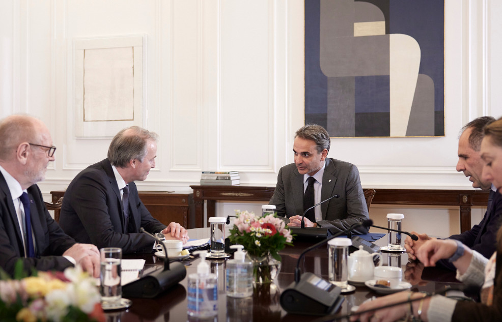 Τέμπη: Συνάντηση Μητσοτάκη με την αποστολή της ΕΕ για την αναβάθμιση των σιδηροδρόμων