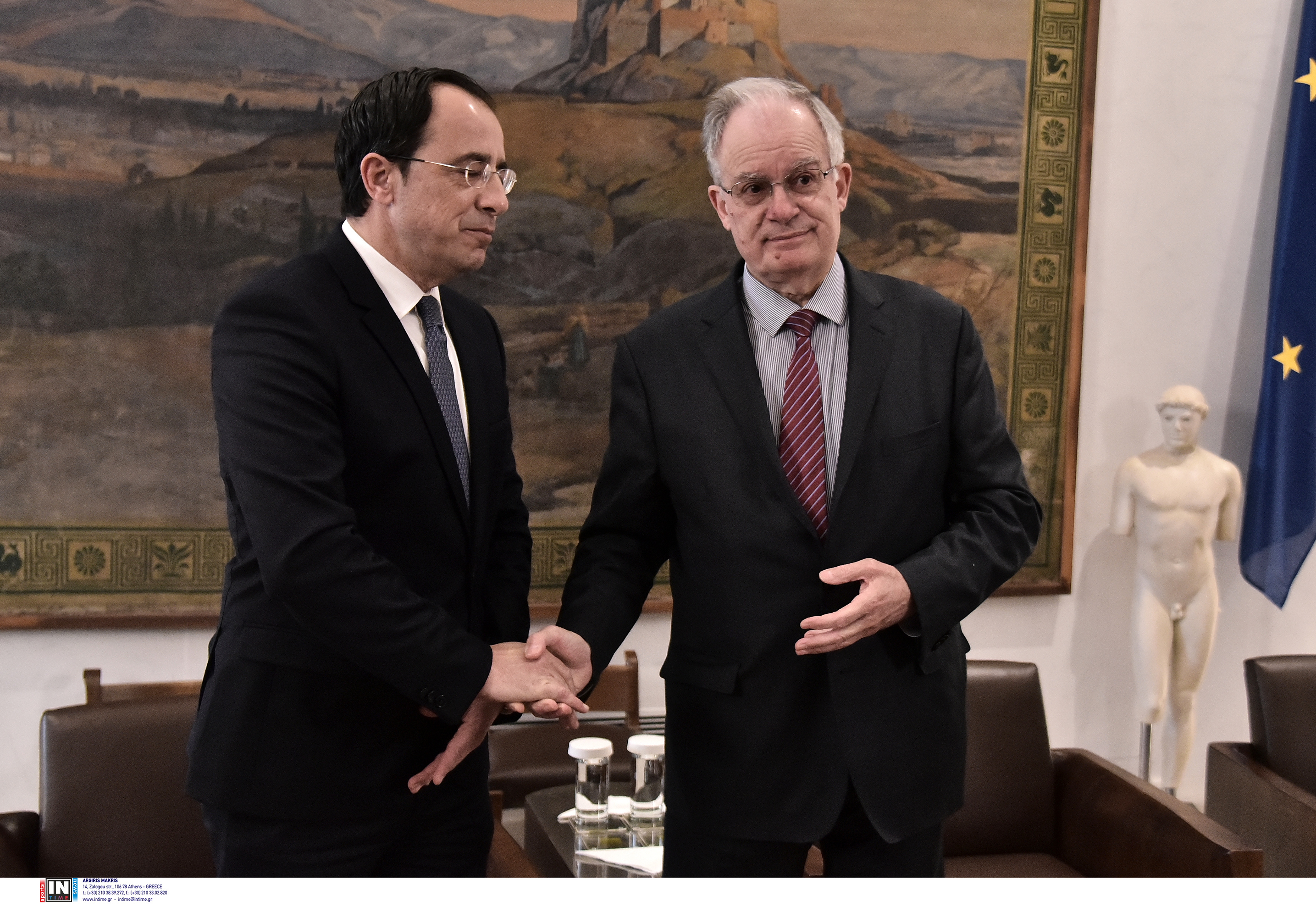 Τασούλας σε Χριστοδουλίδη: «Συμβολίζετε το ελπιδοφόρο νέο ξεκίνημα για το Κυπριακό»