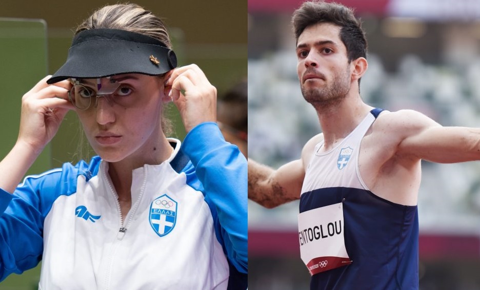 Οι νέοι ανθυπολοχαγοί Άννα Κορακάκη και Μίλτος Τεντόγλου