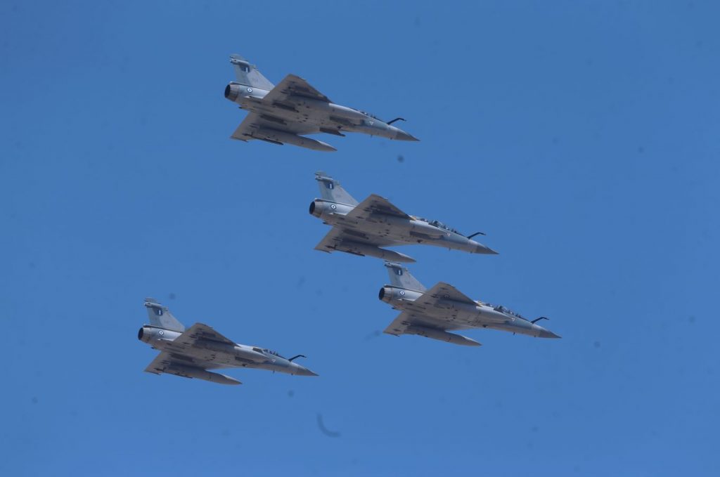 Παρέλαση 25ης Μαρτίου: Το ραντεβού των ελληνικών μαχητικών πάνω σπό την Αίγινα