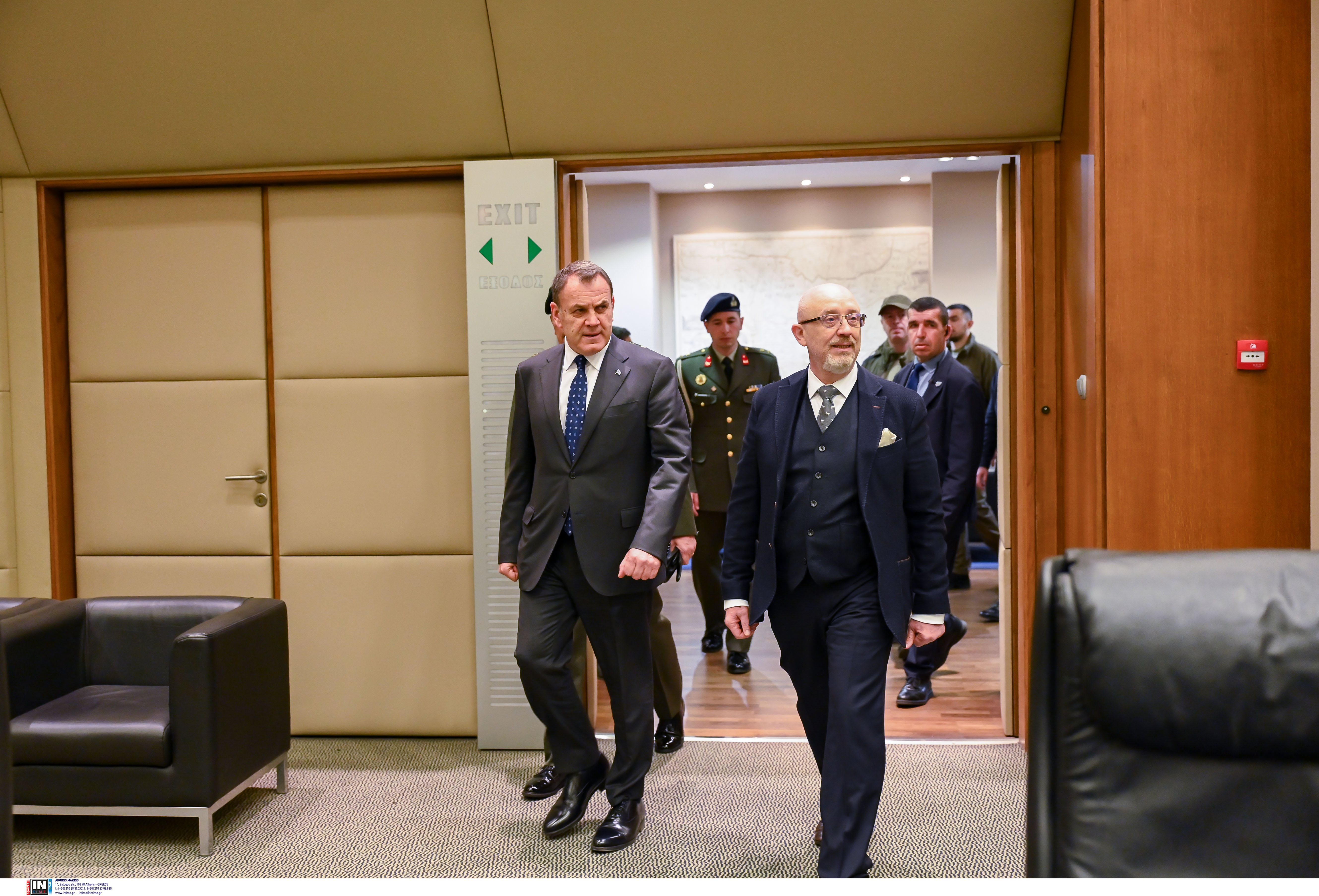 Συνάντηση Παναγιωτόπουλου – Ουκρανού υπουργού Άμυνας