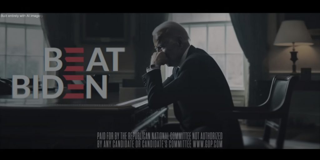 ΗΠΑ: Με βίντεο τεχνητής νοημοσύνης απαντούν στον Μπάιντεν οι Ρεπουμπλικάνοι