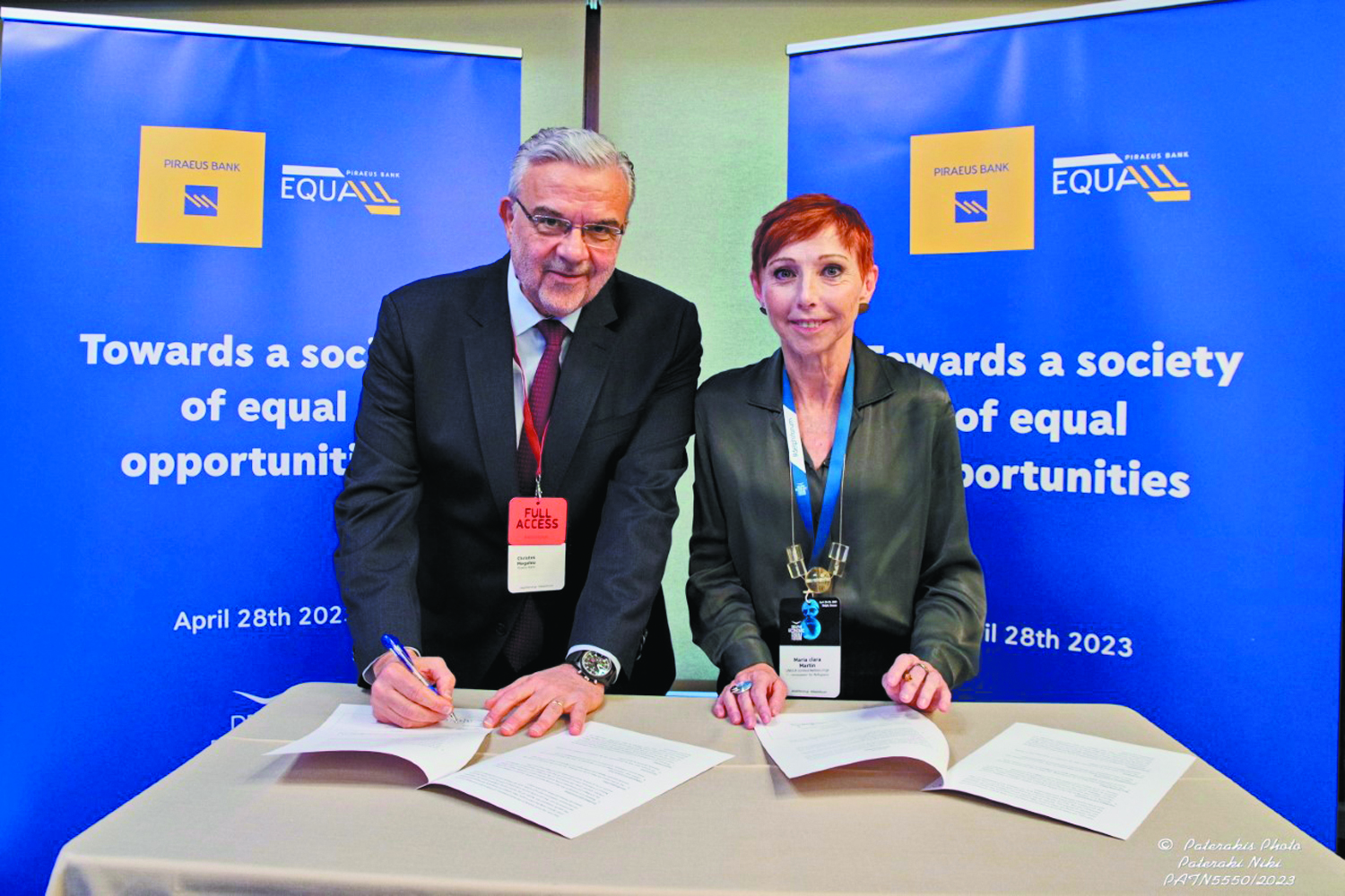 Μνημόνια συνεργασίας της Τράπεζας Πειραιώς με UNHCR και UNICEF