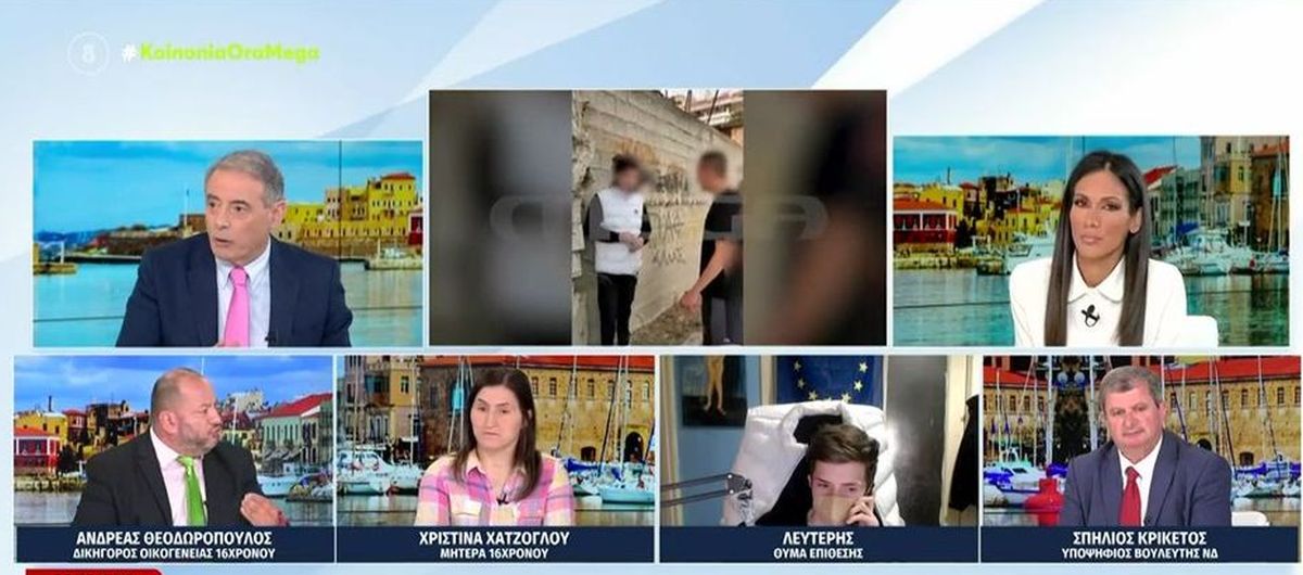 Eνταση στο στούντιο του Mega: Έξαλλοι Χασαπόπουλος και Βούλγαρη με τον δικηγόρο Ανδρέα Θεοδωρόπουλου