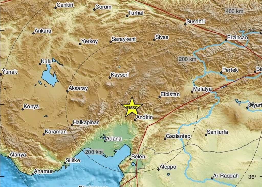 Σεισμός στην Τουρκία