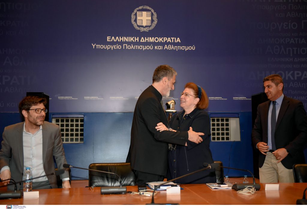 Τελετή παράδοσης–παραλαβής στο υπουργείο Πολιτισμού και Αθλητισμού