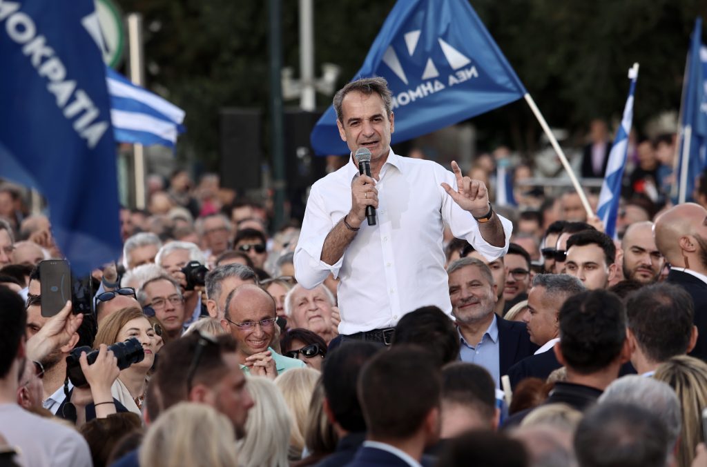 Μητσοτάκης από Περιστέρι: Η χώρα χρειάζεται σταθερή κυβέρνηση με ισχυρή πλειοψηφία